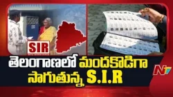 తెలంగాణలో మందకొడిగా సాగుతున్న SIR | SIR Process In Telangana | NTV Telugu