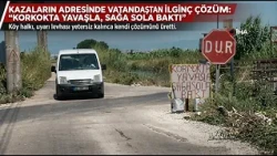 An interesting solution from locals at the scene of the accidents..
