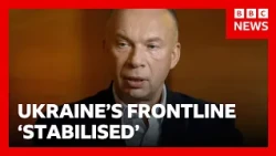 Ukraine's frontline 'stabilised', former army general claims | BBC News