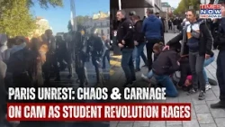 PARIS UNREST: France's Capital Goes Up In SMOKE As Student Revolution Rages | CHAOS & CARNAGE ON CAM