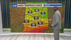Expect showers and storms overnight through Monday