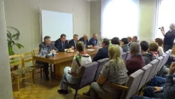 In Pinsk, the city executive committee's information group met with the staff of the AltoClassic ...