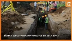 Drainage work in the 30 de Mayo and Eduardo Contreras neighborhoods reaches 40% completion