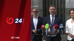 Tlačová beseda strany SaS: Podanie trestného oznámenia (27.7.2026)