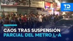 Suspension of Line A Metro service reported in Mexico City