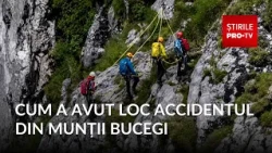 How the accident in the Bucegi Mountains occurred, in which a climber lost her life