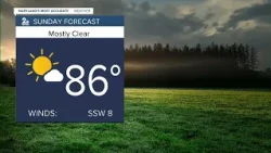 Easy-going Sunday forecast