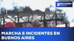 Protest and incidents in Buenos Aires