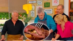 Between laughs, Midachi prepare a FAILED stuffed skirt steak with Jime on The Rebel Kitchen