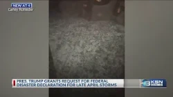 Trump approves disaster aid for April storms in Kansas
