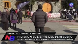 Residents protest at Civic Center to demand closure of the landfill