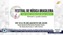 COMEÇA NESTA SEMANA O FESTIVAL DE MÚSICA BRASILEIRA DE SÃO JOÃO