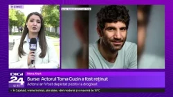 Surse: Actorul Toma Cuzin a fost reținut după ce a condus cu permisul suspendat