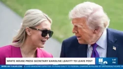 White House faces questions as Karoline Leavitt prepares to leave