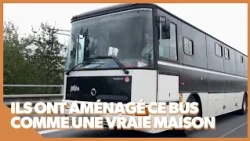 They turned this bus into a real home