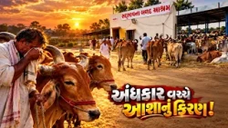 રાજકોટમાં બળદ આશ્રમ પર પશુધનનો વધતો ભાર, રોજ 200 નવા બળદ આવતાં 20 વીઘાની જગ્યા પડી ટૂંકી