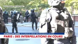 Paris: arrests underway