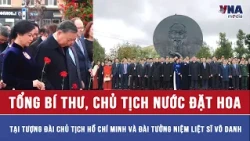 General Secretary and President To Lam lays wreaths at the Ho Chi Minh Monument and the Tomb of t...