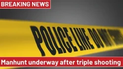 Statewide manhunt underway for suspect in triple shooting