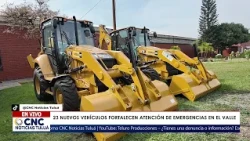 Valle fortalece atención de emergencias con 23 nuevos vehículos de maquinaria amarilla