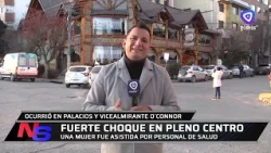 Fuerte choque en pleno centro