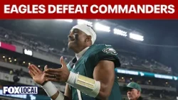Eagles defeat Commanders 24-22 in season opener