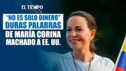 María Corina Machado responds to U.S. agreement: 'Venezuela needs much more than money'