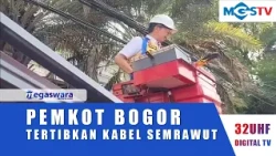 BOGOR CITY ADMINISTRATION TIDIES UP DISORGANIZED CABLES
