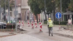 Rekonstrukce hlavního tahu v Napajedlích vrcholí, hotovo bude do konce měsíce