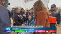 In Malloa, SENAPRED O’Higgins held its first landslide drill