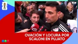 SCALONI VOLVIÓ a PUJATO: la ovación de los vecinos para el DT de la Selección #ElNotiDeLaGente
