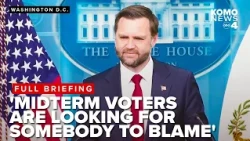 FULL: VP JD Vance addresses gas prices, midterms elections, Tucker Carlson, weight-loss journey