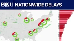 Severe weather on East Coast delaying flights