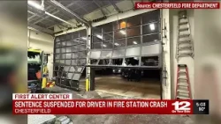 Football player pleads guilty after crashing into Chesterfield fire station