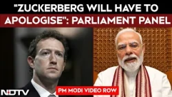 PM Modi News | "Mark Zuckerberg Will Have To Apologise": Parliament Panel On PM Video Row