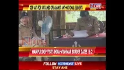 Manipur DGP Mukesh Singh Reviews Security in Tengnoupal, Visits Border Town Moreh