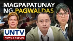 Pagwaldas sa confidential funds, posibleng mapatunayan sa testigo sa susunod na impeachment trial