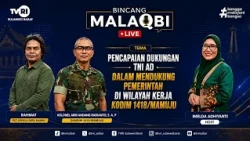 BINCANG MALAQBI -  PENCAPAIAN TNI AD DALAM MENDUKUNG PEMERINTAH DI WILAYAH KERJA KODIM 1418/MAMUJU