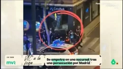 Un VTC se da a la fuga en Madrid para evitar un control de alcoholemia y se empotra - Más Vale Tarde