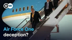 Trump’s secret plane switch raises questions | DW News