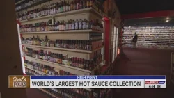 High Point man shows off world's largest hot sauce collection
