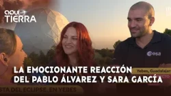 The emotional reaction of astronauts Pablo Álvarez and Sara García to the eclipse | Aquí la Tierra