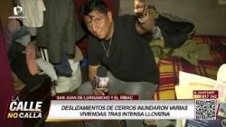 Landslides in the hills flood several homes in SJL and Rímac after heavy drizzle