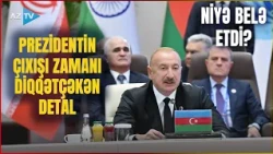 Prezidentin çıxışı zamanı onun diqqətçəkən davranışı: Həqiqətlər qarşısında belə çarəsiz qaldı