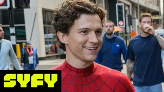 Tom Holland Reveals SOMEONE REMEMBERS Peter Parker In New Spider-Man | SYFY