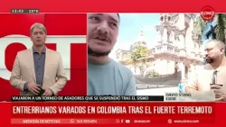 People from Entre Ríos stranded in Colombia after the strong earthquake - Elonce