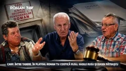 CARP, între tabere. În platoul Roman TV: Costică Rusu, Vasile Rusu și Eugen Pătrașcu