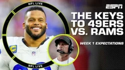 Keys to 49ers attacking Aaron Donald and the Rams' defense in Week 1 🔑 | NFL Live