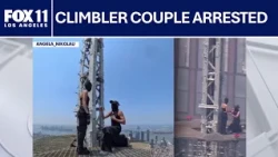 Empire State building climber proposes at top of tower