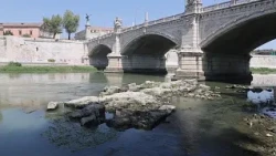 Roma, riemersi dal Tevere resti di un antico ponte dell'epoca di Nerone